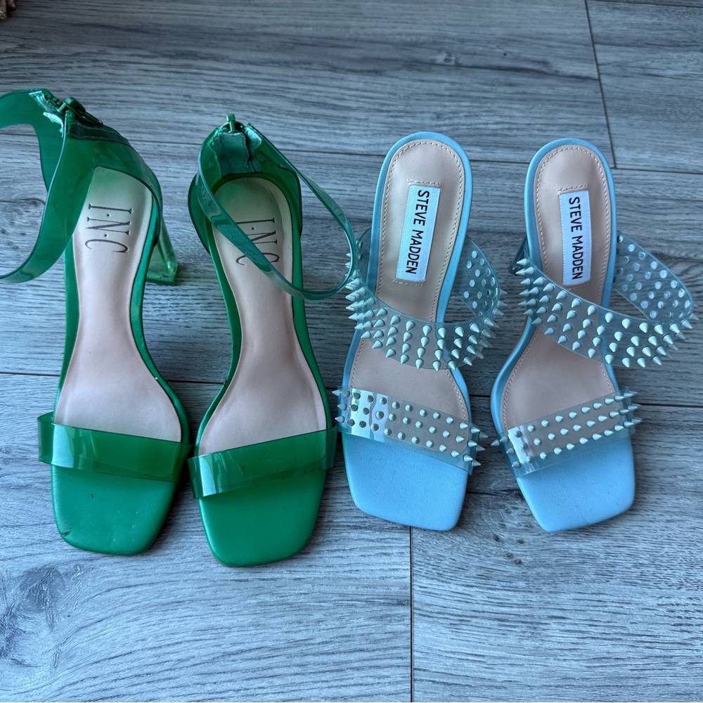 INC International Concepts Green Heels